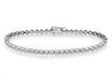 B-66100-AD-W  1.00ct G-H/SI Diamond Tennis Bracelet