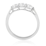 R-44131-AD-W  1.00ct Diamond Three Stone Ring