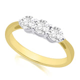 R-44131-AD-Y  1.00ct Diamond Three Stone Ring