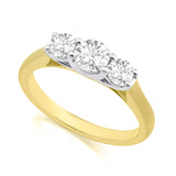 R-44231-AD-Y  1.00ct Diamond Three Stone Ring