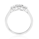 R-44858-AD-W   0.37ct Diamond Three Stone Ring