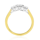 R-44858-AD-Y   0.37ct Diamond Three Stone Ring