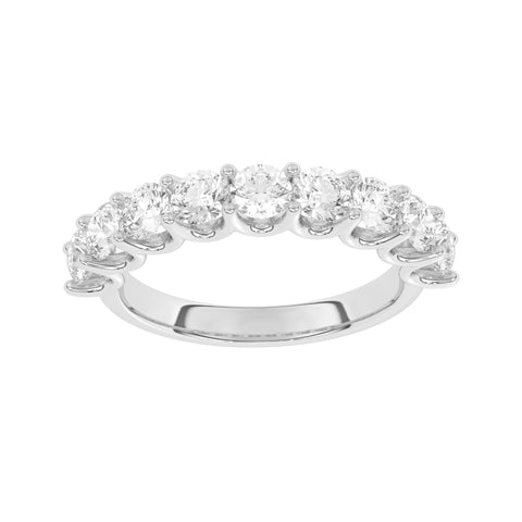 R-81240-AD-W  1.80ct Lab Diamond Nine Stone Ring (EGL Report Included)