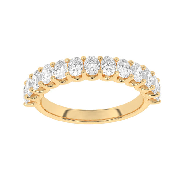 R-81320-AD-Y  1.30ct Lab Diamond Thirteen Stone Ring (EGL Report Included)