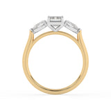 R-82410-AD-Y  1.40ct F/VS Lab Diamond Three Stone Ring (EGL Report Included)