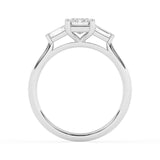 R-82411-AD-W  1.40ct Lab Diamond Three Stone Ring (EGL Report Included)