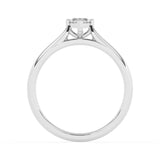 R-82501-AD-W  0.50ct D/VS2 Marquise Cut Lab Diamond Solitaire Ring (IGI Report Included)