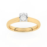 R-82502-AD-Y  0.50ct D/VS2 Brilliant Cut Lab Diamond Solitaire Ring (IGI Report Included)