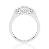 R-83200-AD-W  1.80ct Lab Diamond Three Stone Ring (EGL Report Included)