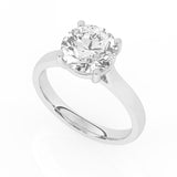 R-87300-AD-W  3.00ct D/VS2 Brilliant Cut Lab Diamond Solitaire Ring (IGI Report Included)