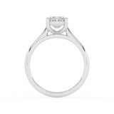 R-88200-AD-W  2.00ct D/VS2 Emerald Cut Lab Diamond Solitaire Ring (IGI Report Included)