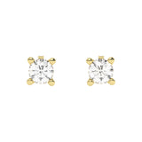 E-81075-AD-Y  0.75ct F/VS Brilliant Cut Lab Diamond Single Stone Earrings (EGL Report Included)