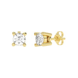 E-81075-AD-Y  0.75ct F/VS Brilliant Cut Lab Diamond Single Stone Earrings (EGL Report Included)