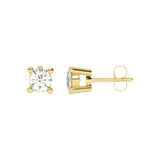 E-81075-AD-Y  0.75ct F/VS Brilliant Cut Lab Diamond Single Stone Earrings (EGL Report Included)