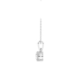 P-81050-AD-W  0.50ct F/VS Brilliant Cut Lab Diamond Solitaire Pendant with 18" (45cm) Chain (EGL Report Included)